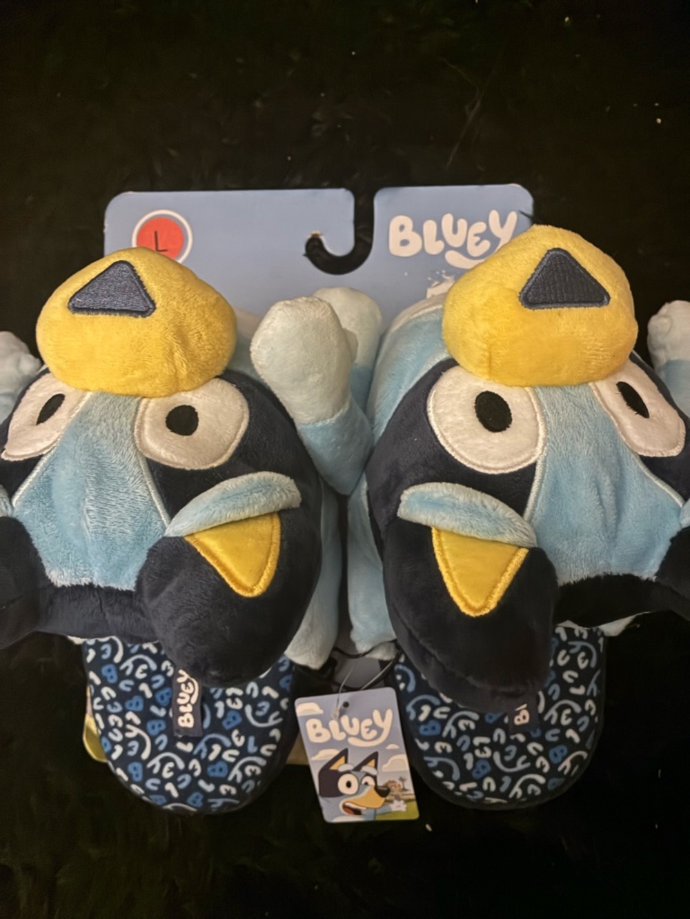 Plush Bluey Kids Slippers